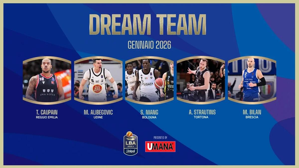 LBA Dream Team UMANA gennaio 2026: questo il quintetto