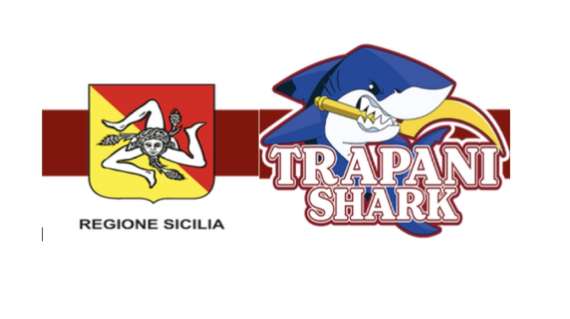 Trapani Shark con lo Stemma Ufficiale della Regione Sicilia sulle maglie in F8