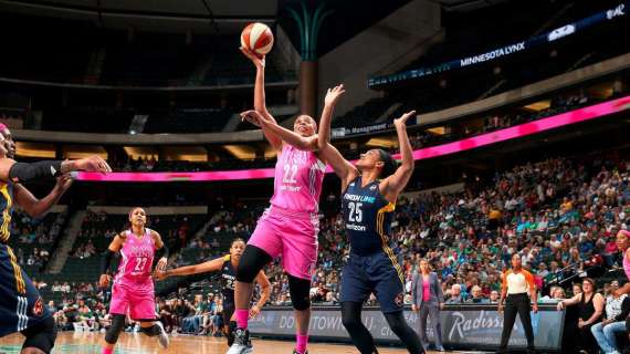 WNBA - Record Minnesota Lynx contro Indiana Fever: +59