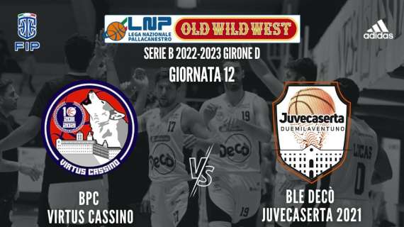 Serie B - Ble Decò Juvecaserta in direzione Virtus Cassino