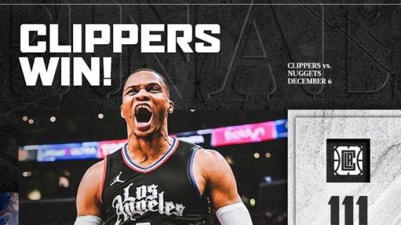 NBA - I Clippers dominano l'ultimo quarto e piegano Jokic e Denver