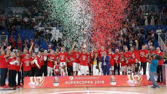  LIVE Supercoppa 2018 - Non c'è due senza tre per l'AX Olimpia che stende la Fiat Torino