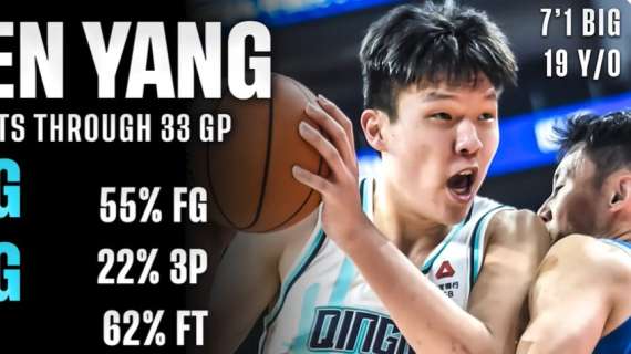 NBA Draft 2025 | Yang Hansen terzo giocatore cinese selezionato al primo giro