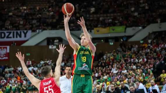 Lituania, Mindaugas Kuzminskas si ritira dalla Nazionale