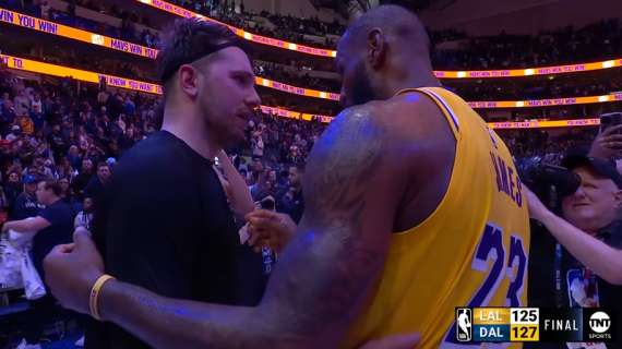 Doncic ai Lakers con James, quando LeBron scrisse: "È il mio preferito"