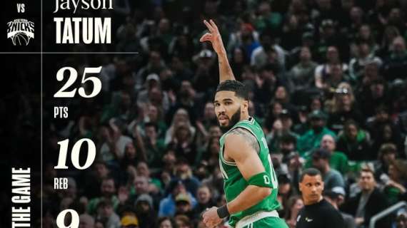 NBA - Jayson Tatum già di diritto nella storia Celtics con Russell e Bird?