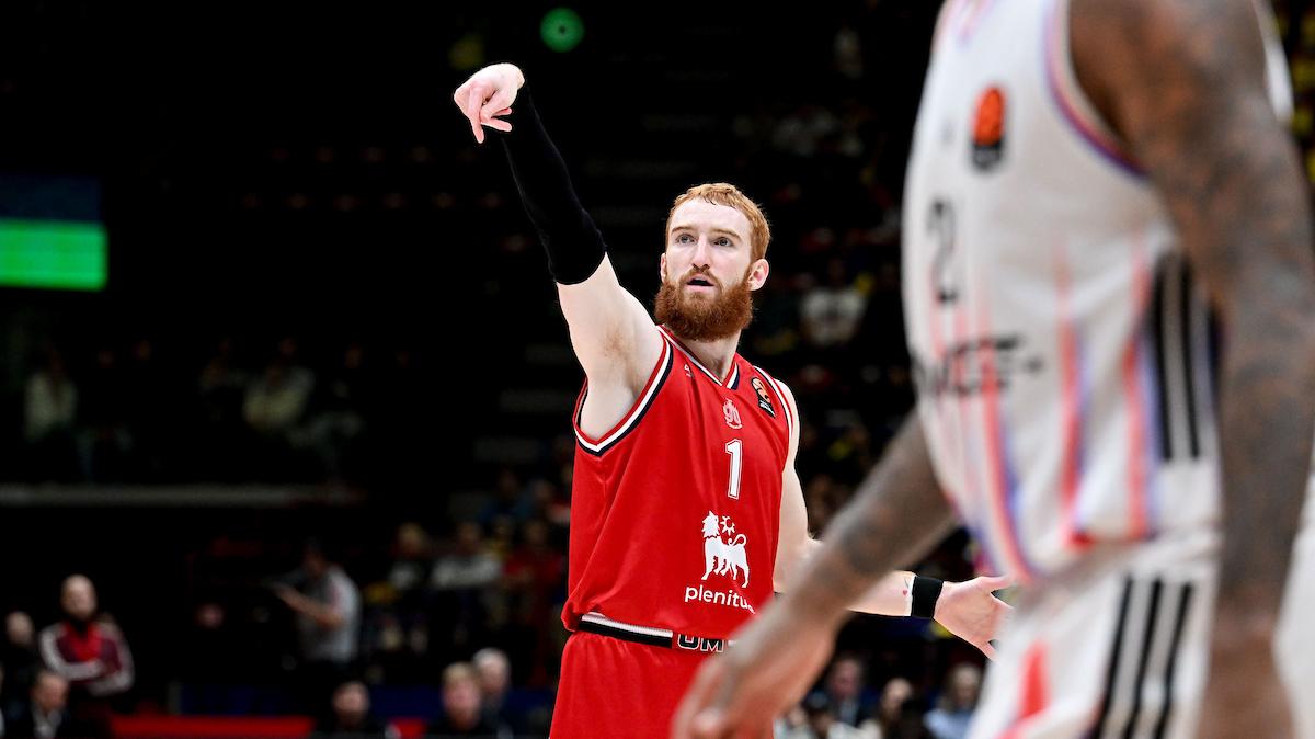 Olimpia-Paris: le pagelle e i tabellini all'intervallo, finalmente Mannion!