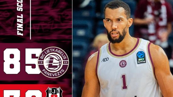 Il Lietkabelis sorprende il Besiktas nel primo round | EuroCup