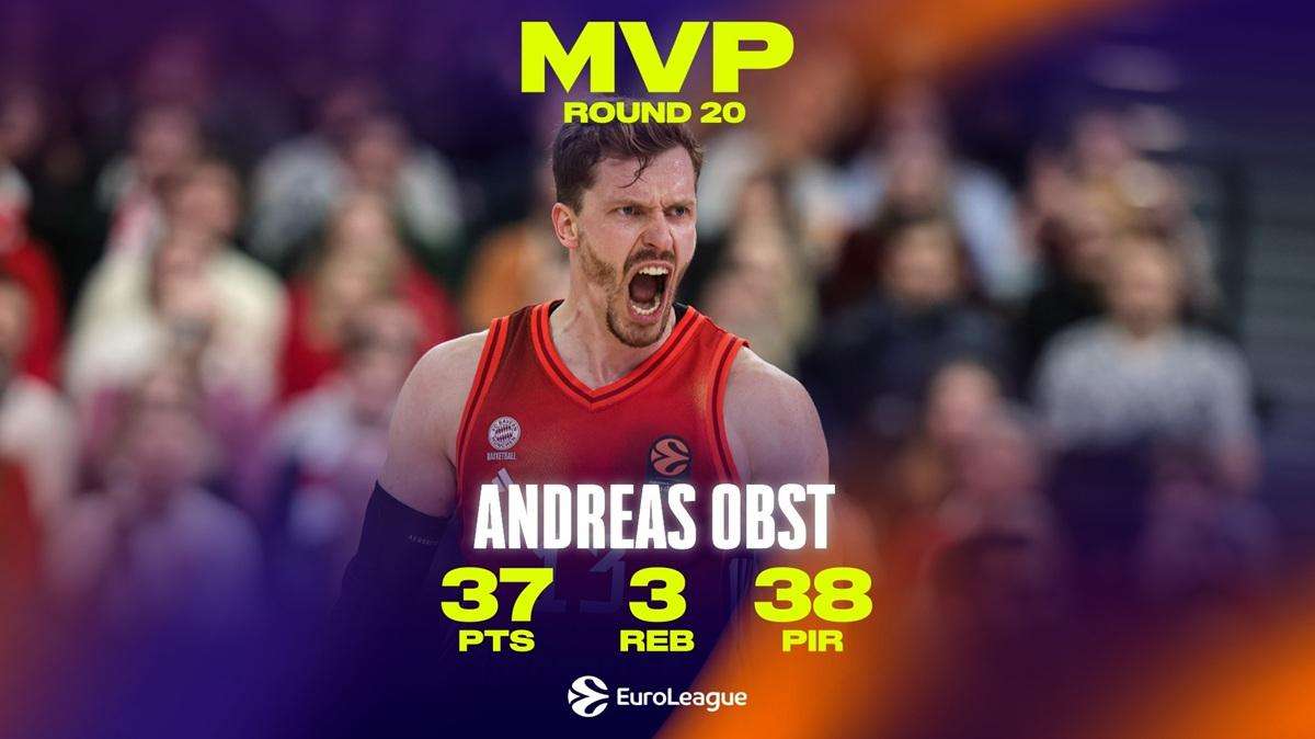Andreas Obst, FC Bayern Munich, è l'MVP del Round 20