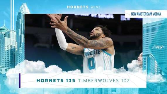 NBA - A Minneapolis gli Hornets fanno festa sui poveri Wolves