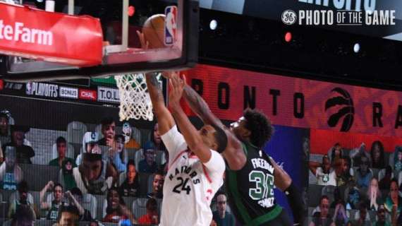 NBA - Celtics, Marcus Smart salva la vittoria in gara 7 contro i Raptors