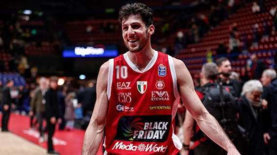 Olimpia Milano, stop per Leandro Bolmaro: almeno due settimane ai box