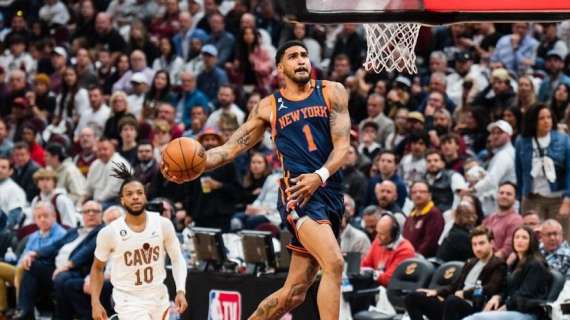 NBA - Dei Knicks d'assalto a Cleveland vincono e vanno al 2° turno