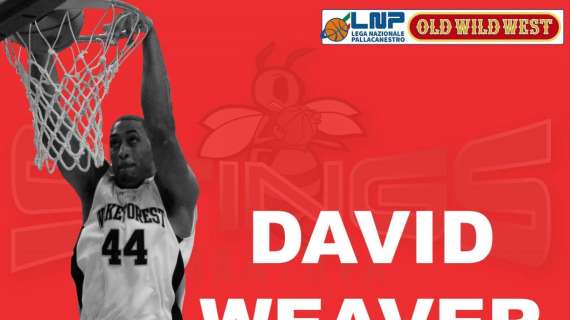 UFFICIALE A2 - Il centro statunitense David Weaver agli Stings Mantova
