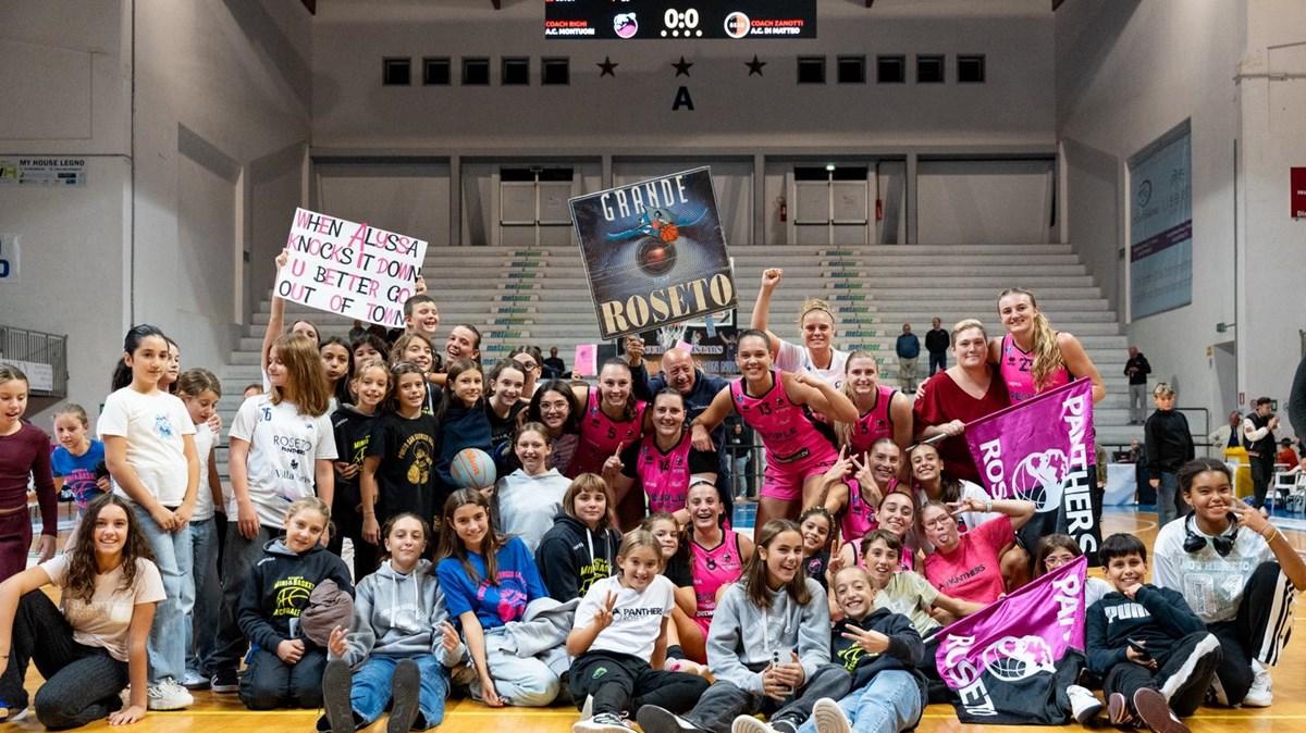 A1 F - Le Panthers Roseto battono la corazzata Geas: prima vittoria in serie A