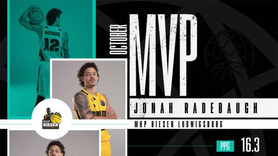 BCL - Jonah Radebaugh MVP di ottobre, Henry Sims nel quintetto ideale