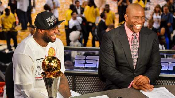NBA - LeBron James commentatore TV durante i playoff?
