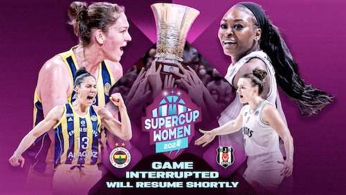 Supercoppa femminile: petardi e fuochi in campo, Fener-Besiktas interrotta