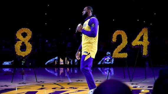 Addio Kobe. Il commovente tributo dei Lakers