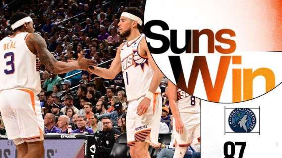 NBA - I Timberwolves a lezione di difesa dai Phoenix Suns
