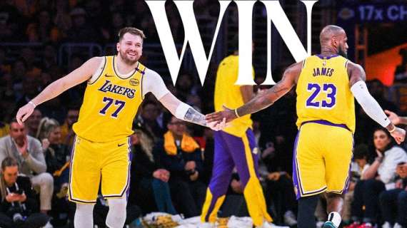 NBA - Per i Lakers di Doncic un facile debutto contro gli Utah Jazz