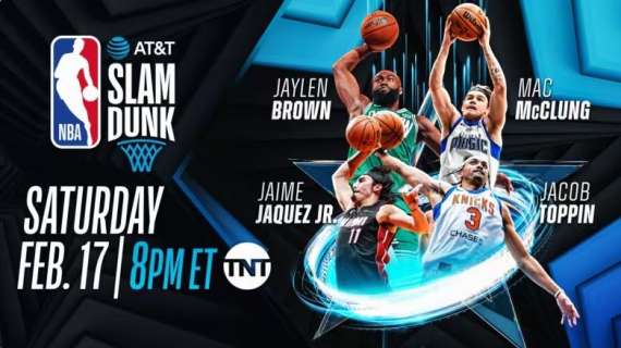 NBA - Slam Dunk Contest: Jayson Tatum ospite di lusso di Jaylen Brown?