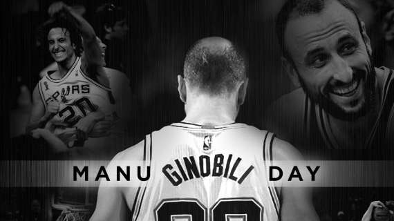 NBA - A San Antonio è l'ora del "Manu Ginobili Day"