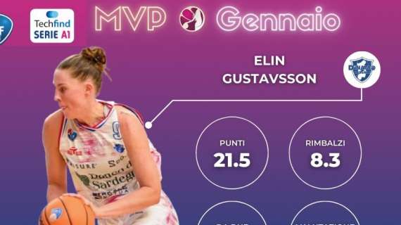 Elin Gustavsson è la MVP di gennaio 2023 della Techfind Serie A1
