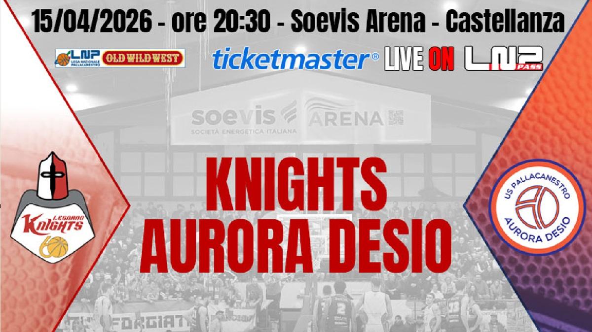 Serie B - Legnano Knights, per l'ultimo infrasettimanale arriva la Rimadesio