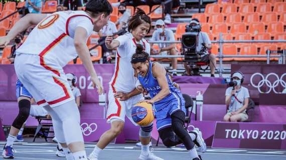 Tokyo 2020 - 3x3 femminile. Italia ai quarti di finale contro la Cina