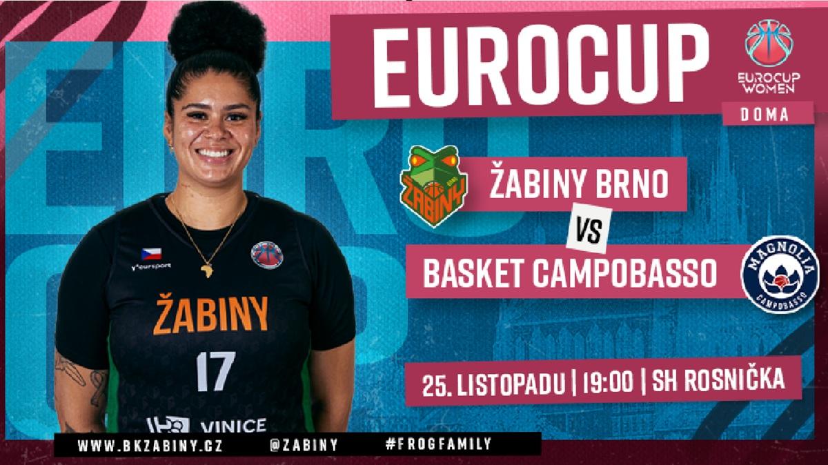 LIVE ECW - Zabiny Brno vs Magnolia Basket Campobasso, diretta streaming