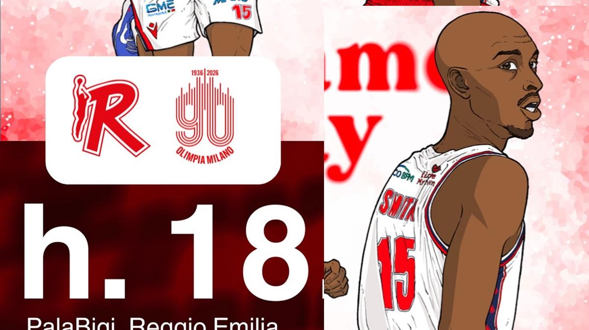 LIVE | Olimpia Milano con Nebo e LeDay a Reggio Emilia, diretta (18:00)
