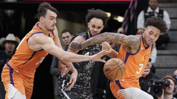 NBA - Phoenix espugna San Antonio con Saric decisivo