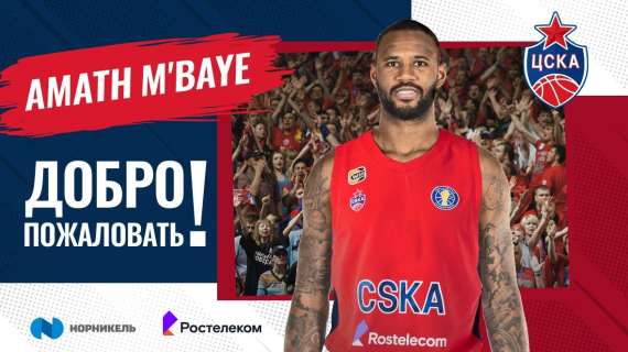 VTB - L'ex Virtus Amath M'Baye resta al CSKA Mosca