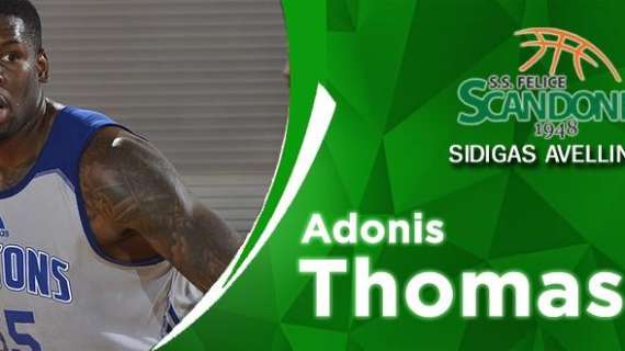 UFFICIALE A - La Sidigas Avellino completa il roster con Adonis Thomas