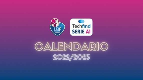 Il calendario della Techfind Serie A1 2022/2023, con i big match