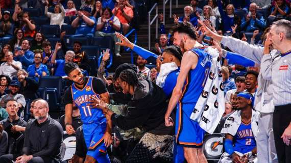 NBA - Una serata tranquilla per i Thunder con gli Charlotte Hornets