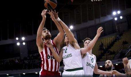 EuroLeague - Olympiacos trova una preziosa vittoria contro lo Zalgiris Kaunas