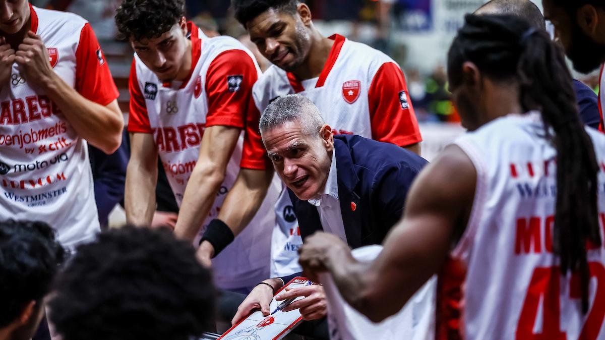 Varese, Kastritis: "Visto dei progressi anche se il risultato finale non è dalla nostra parte"