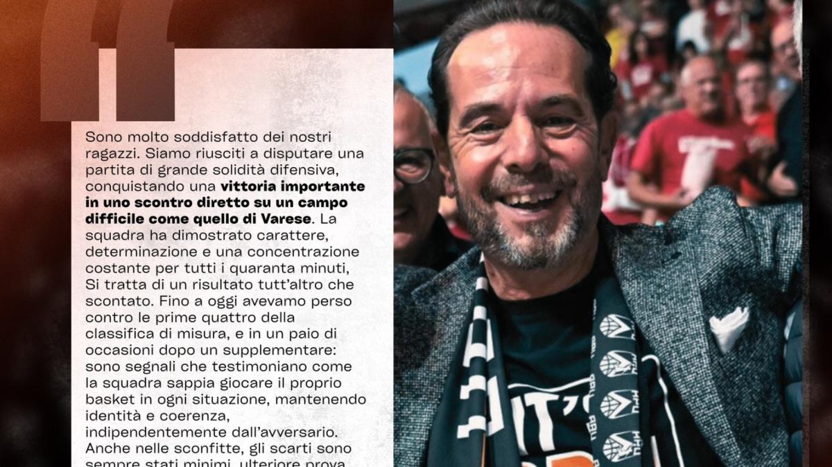 Udine, esulta Pedone: «La squadra ha dimostrato carattere, determinazione e concentrazione»