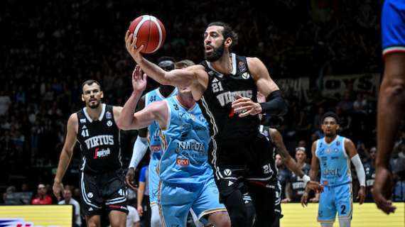 LIVE LBA Supercoppa | La Virtus resiste al rientro di Napoli e vola in finale