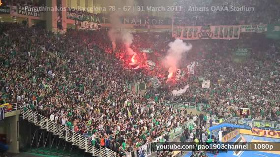 Grecia, ferma il calcio per violenza sotto tiro Panathinaikos e Olympiacos