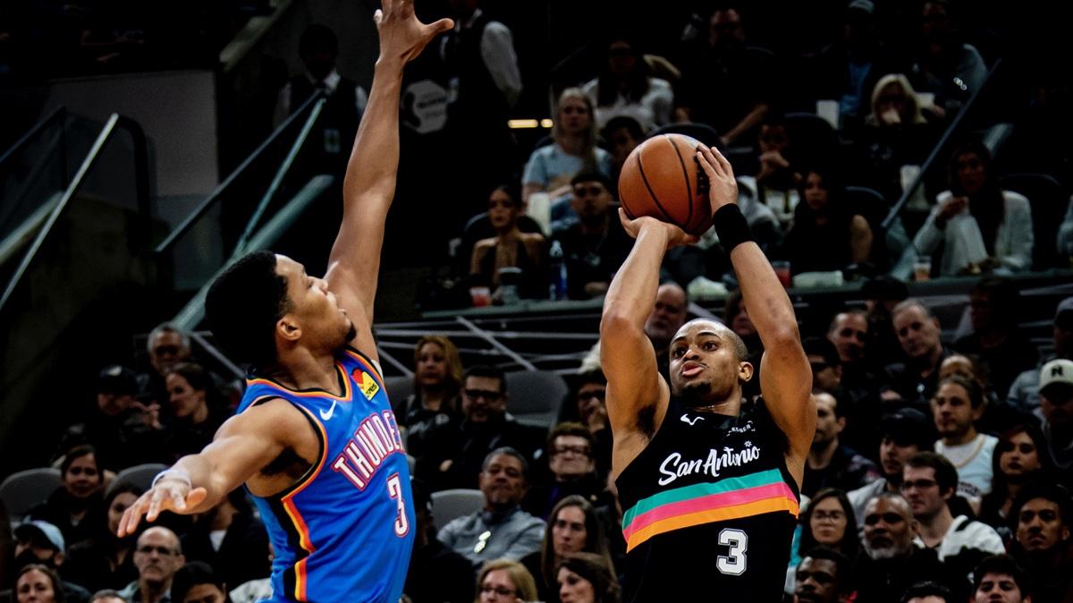 Gli Spurs si salvano a stento dai Thunder con tre two-way in campo