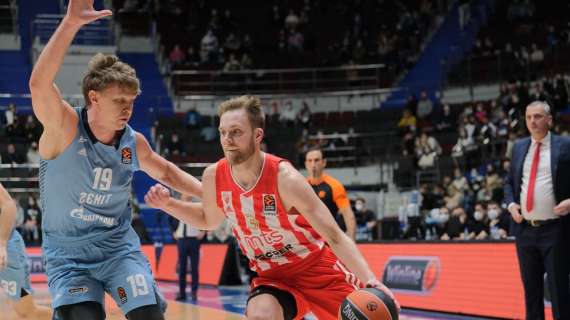 EuroLeague - La Stella Rossa Belgrado risplende a San Pietroburgo