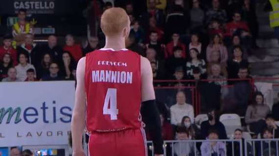 LBA - Varese, Mannion dopo l'esordio a Masnago: "La città respira basket"