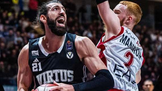 Virtus Bologna, Toko Shengelia recupera per l'Olimpia Milano?