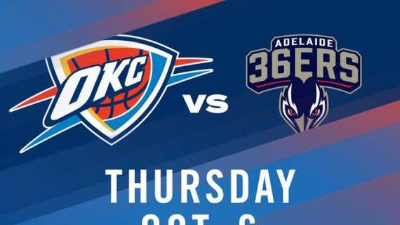 NBA - Preseason, l'ex Josh Giddey guida i Thunder sugli Adelaide 36ers