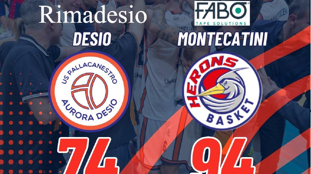 Serie B - Fabo Herons Montecatini, vittoria squillante sulla Rimadesio