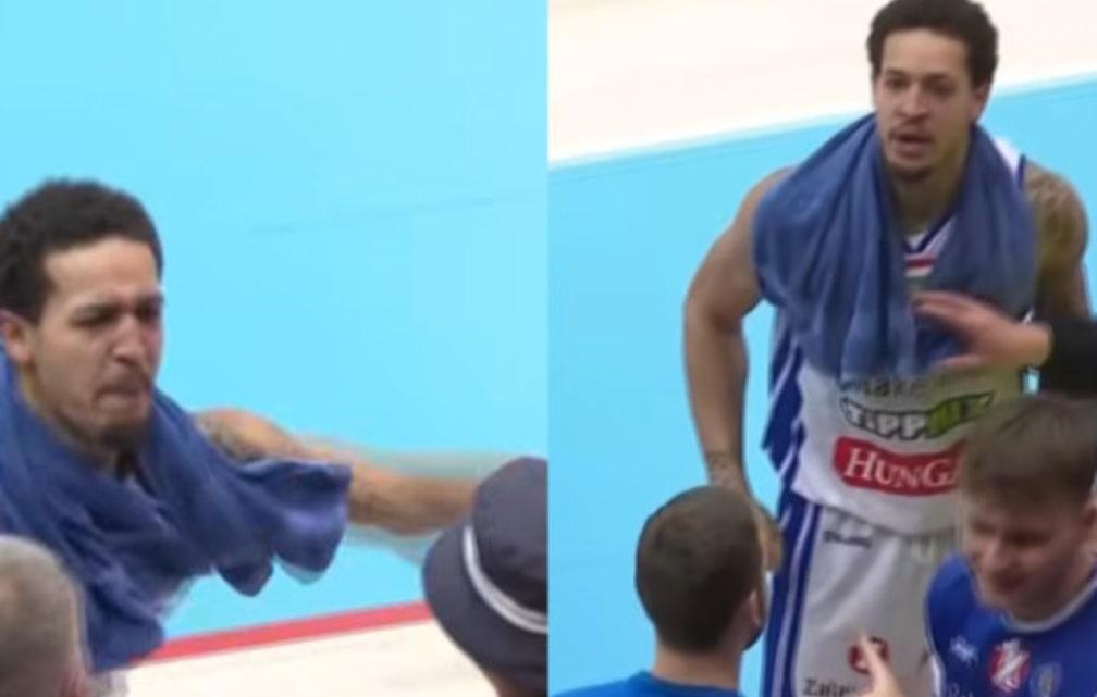 Choc in Ungheria, ex giocatore di GLeague colpisce con un pugno un tifoso 