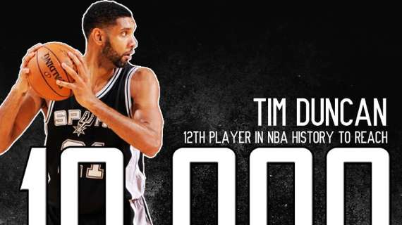 Tim Duncan, diecimila canestri e non sentirli!